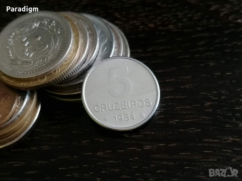 Монета - Бразилия - 5 крузейро | 1984г., снимка 1