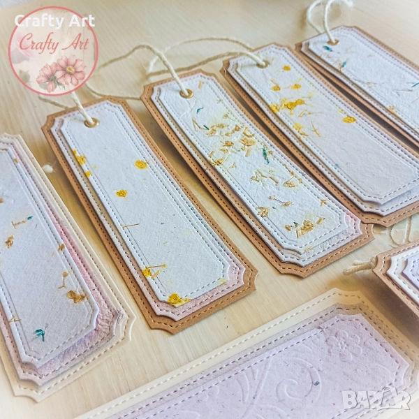 Картонен книгоразделител от еко материали , снимка 1