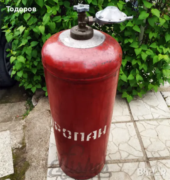 Газова Бутилка Пършинг и Редуцил вентил, снимка 1