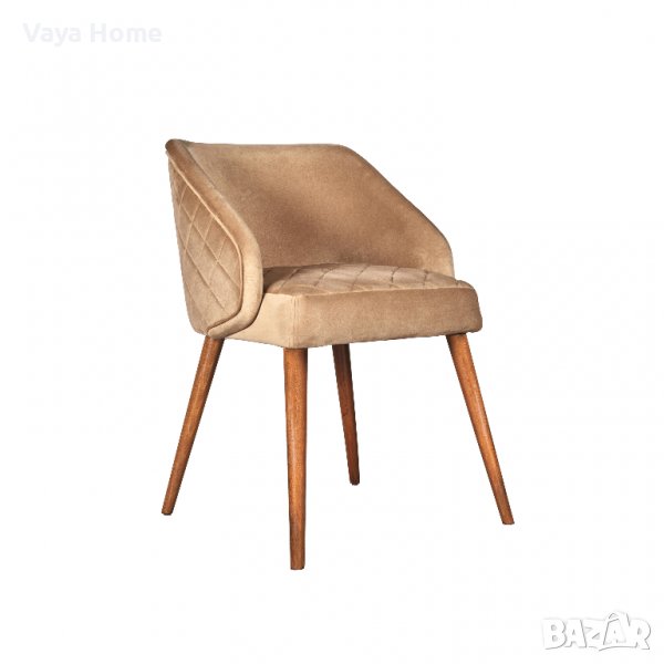 Трапезен стол, Biscotta, Бежов, снимка 1