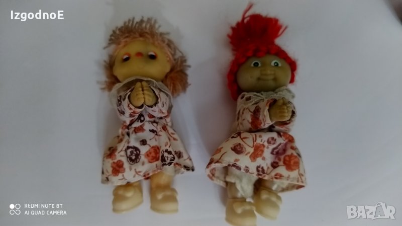 Стари играчки кукли за защипване на пръст, снимка 1
