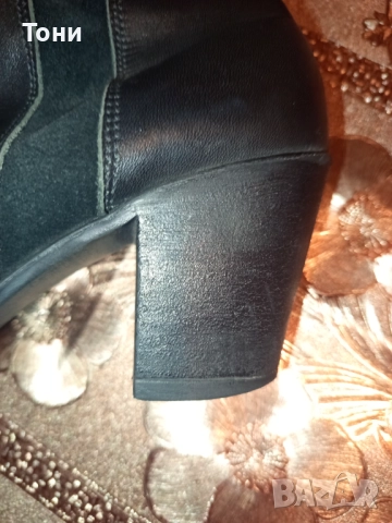 Нови Дамски Боти Изцяло от Естествена Кожа и Велур 38 , снимка 7 - Дамски боти - 52980436