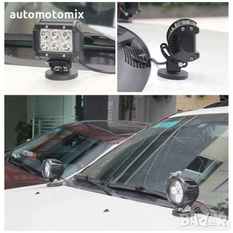 МАГНИТНА СТОЙКА ЗА ХАЛОГЕНИ, ЛЕД БАР, 9 СМ., 1БР. - 63550