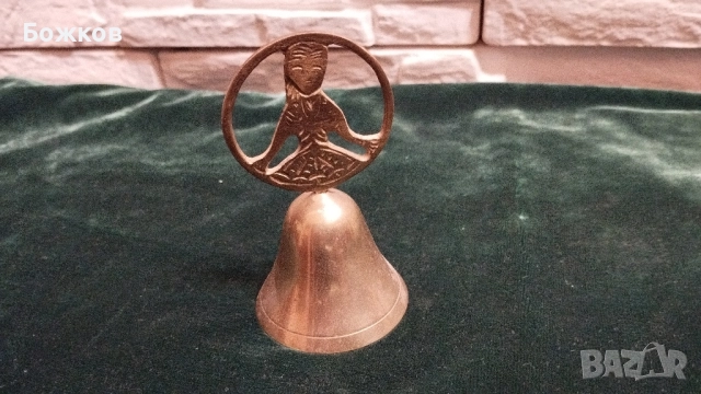 камбанка месинг, снимка 3 - Антикварни и старинни предмети - 52547539