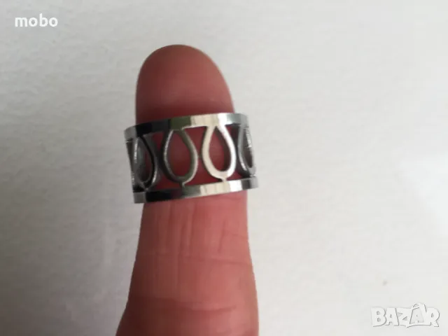 Красив нова сребърна халка,тегло 5.64г,проба 925. , снимка 6 - Пръстени - 49674092