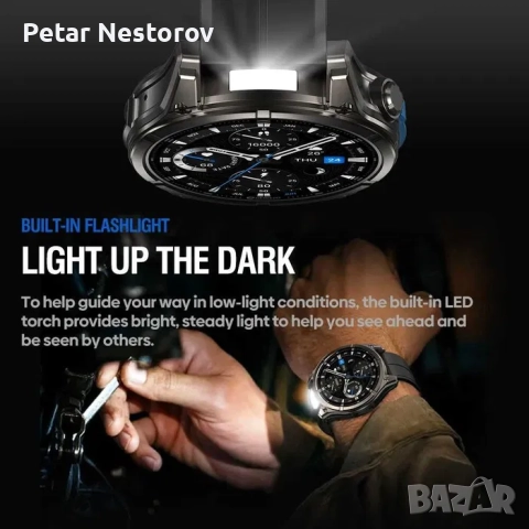 Zeblaze Vibe8 - НОВ! - уникална батерия и фенерче, всички функции, снимка 3 - Друга електроника - 52982136