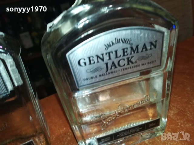 jack daniels x2 празни шишета от 200мл 1011251329, снимка 6 - Колекции - 52362147