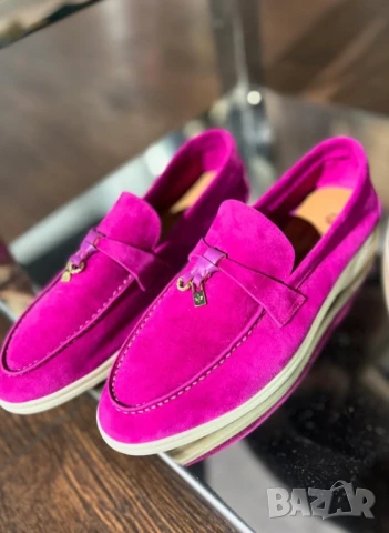 обувки от естетвен велур loro piana, снимка 3 - Дамски ежедневни обувки - 50776510