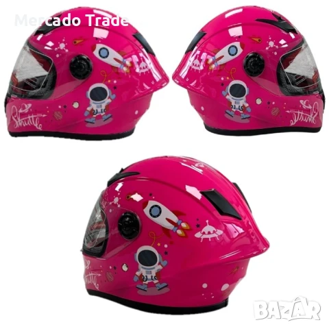 Детска каска, Размер S и M, Син, Червен, Жълт и Розов, снимка 3 - Аксесоари и консумативи - 50572139