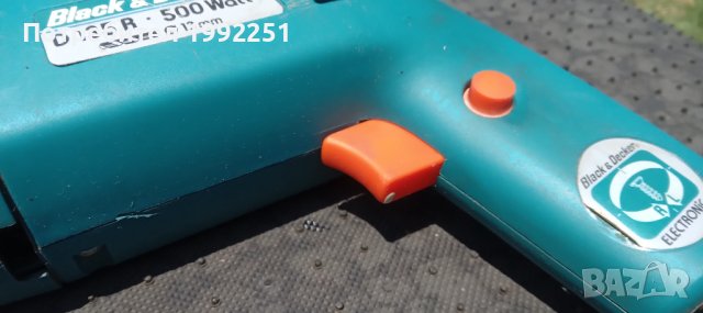 Ударна бормашина / дрелка НОМЕР 62. Black&Decker D135D. 500W. 1950 обор/мин. Max Ф13мм. Посока ляво , снимка 10 - Бормашини - 37241762