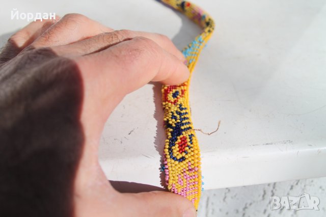 Мънистен колан без липси, снимка 4 - Антикварни и старинни предмети - 39180249