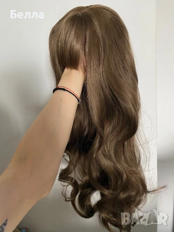 НОВА естествена перука! 100% високо качество, снимка 2 - Аксесоари за коса - 50688790