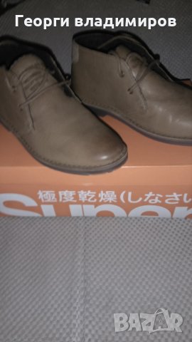 Боти Superdry естествена кожа, снимка 3 - Мъжки боти - 27501681