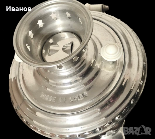 ЦЕНА - 40€.  НОВ Руски Самовар - 1976г., снимка 7 - Антикварни и старинни предмети - 51616711