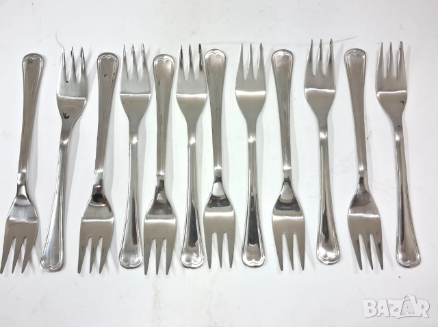 12 Десертни вилички "Петко Денев" - Габрово, неизползвани