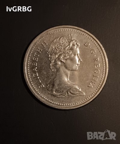 1 долар Канада 1975 , един долар Канада  , Елизабет II  Монета от Канада