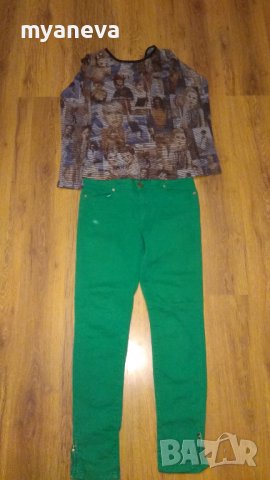 Комплект,дънки с блузка, дълъг ръкав , снимка 5 - Комплекти - 38959024