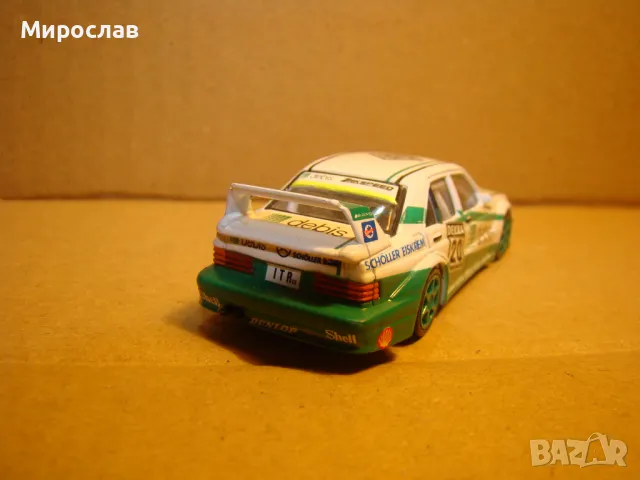 1/64 MICROCHAMPS MERCEDES BENZ 190 EVO РАЛИ МОДЕЛ КОЛИЧКА, снимка 5 - Колекции - 48493203