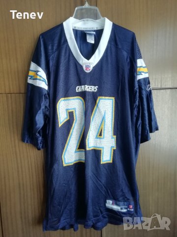 San Diego Chargers #24 Mathews Reebok оригинална тениска фланелка NFL Jersey , снимка 2 - Тениски - 43290495