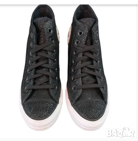 кецове на платформа Converse All Star CTAS Luxury Mid Wedge номер 40,5, снимка 7 - Кецове - 53501831