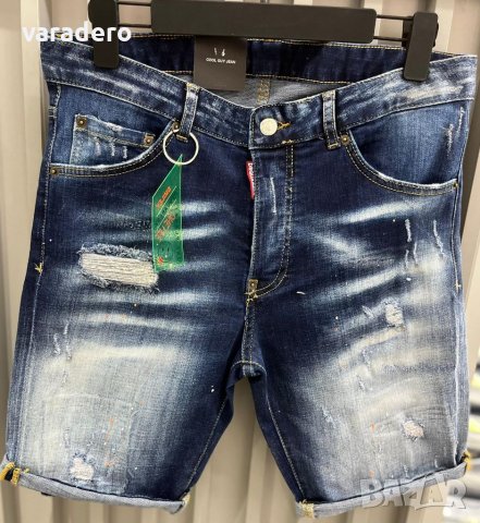 Мъжки къси дънки висок клас Dsquared , снимка 4 - Дънки - 37088915