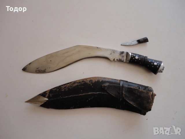 Стар нож кукри , снимка 9 - Ножове - 52670271