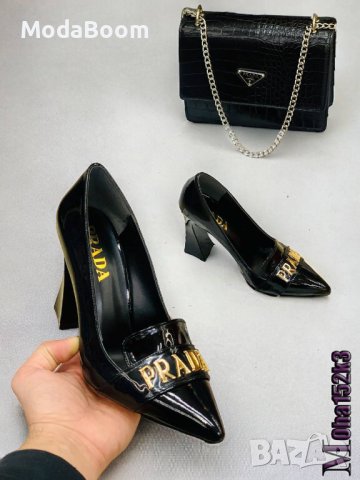🔝Prada различни цветове стилни дамски комплекти🔝, снимка 6 - Дамски обувки на ток - 43806960