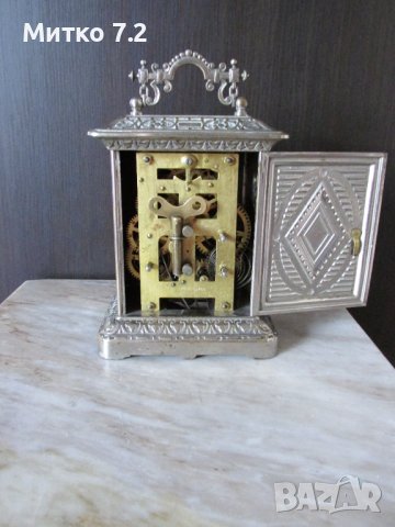  Старинен настолен часовник, снимка 8 - Антикварни и старинни предмети - 40713446
