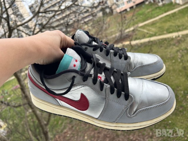 Jordan 1 Retro Low City Chicago — номер 44, снимка 4 - Маратонки - 39476005