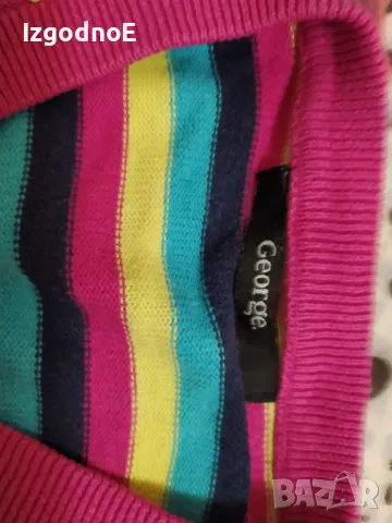 Красива жилетка George + подарък чорапогащник , снимка 7 - Детски пуловери и жилетки - 47963582