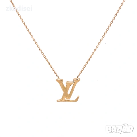 Златно колие Louis Vuitton 1,60гр. 40,0см. 14кр. проба:585 модел:36293-6, снимка 3 - Колиета, медальони, синджири - 53008878