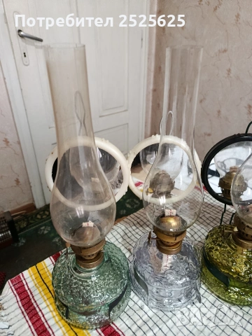 Стари газени лампи - номер 8, 4 броя, снимка 4 - Декорация за дома - 41911926