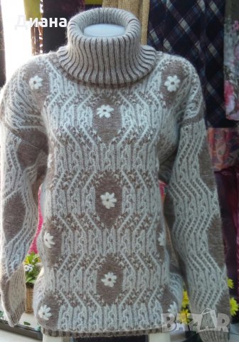 Блузони и пуловери от мохер-ръчно плетиво