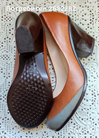 Обувки естествена кожа - Нови!, снимка 6 - Дамски елегантни обувки - 36776980