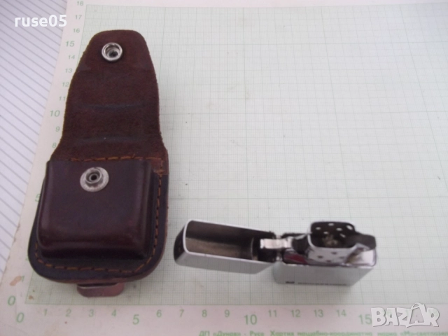 Запалка и калъф за запалка "ZIPPO" кафяв с клипс, снимка 7 - Колекции - 51772693