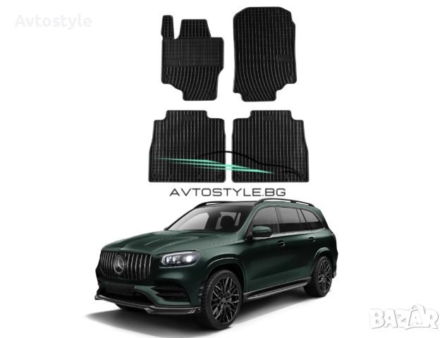 Гумени стелки за Mercedes GLS X167 след 2019 г., Frogum - El Toro , снимка 1