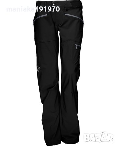 Norrona falketind Windstopper Hybrid Pants W Caviar (S) дамски трекинг панталон 