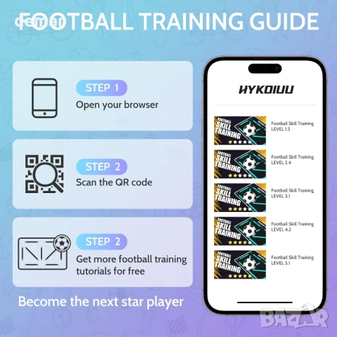 Тренировъчна постелка за футбол с треньор за удари 90 x 60 см, снимка 5 - Образователни игри - 51169037