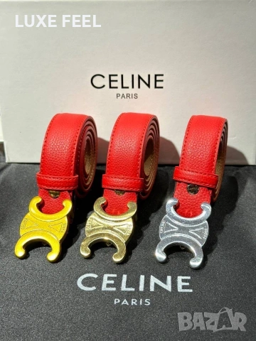 Дамски  Колани - Естествена Кожа ⚜️ CELINE , снимка 5 - Колани - 53014035