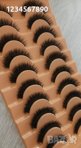 3D Мигли 10 чифта в кутия, снимка 2 - Други - 53165219