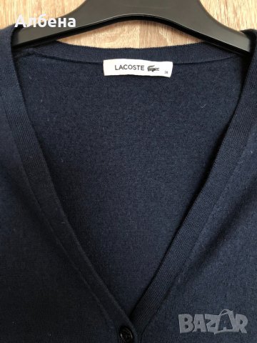 Дамска вълнена жилетка Lacoste, снимка 5 - Жилетки - 35271349