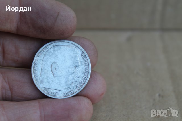 Монета 5марки 1936г, снимка 4 - Нумизматика и бонистика - 37381507