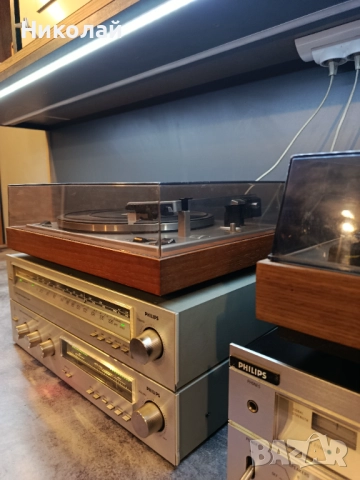 Комплект Philips F4212 Philips F2212 + грамофон, снимка 3 - Ресийвъри, усилватели, смесителни пултове - 52481112