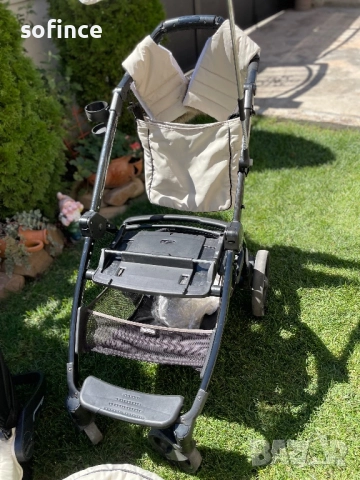 Детска количка 3 в 1 Peg Perego Book Plus Sportivo SL, Perla, снимка 12 - Детски колички - 51546479