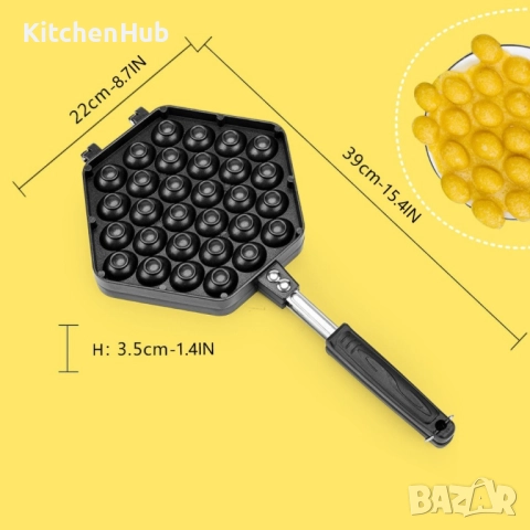 Тиган за гофрети, снимка 8 - Съдове за готвене - 52381829