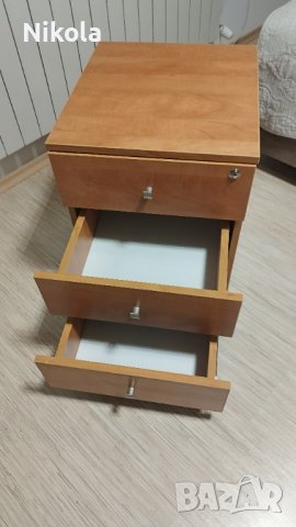 Шкафче за бюро на колела - контейнер със заключване 46/50/58см, снимка 7 - Шкафове - 43541071