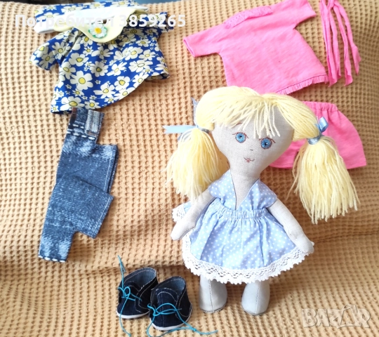 Кукла София. Текстилна мека кукла. ръчна изработка, снимка 16 - Кукли - 52816918