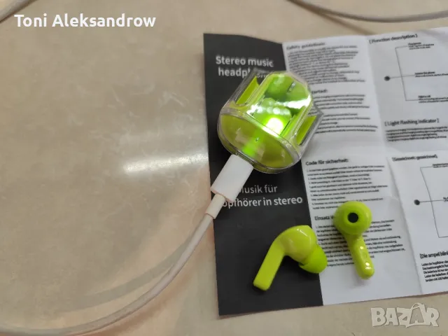 Безжични стерео слушалки, снимка 2 - Bluetooth слушалки - 48276806