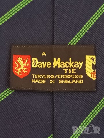 Винтидж вратовръзка DAVE MACKAY, Лондон. , снимка 8 - Други - 43171515