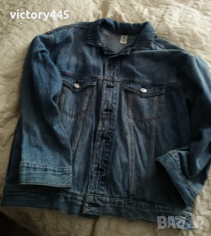 Дамско дънково яке Л/ ХЛ деним